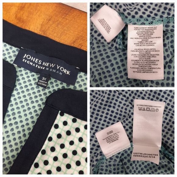 Jones New York Geometric Sleeveless Top - Picture 7 of 8